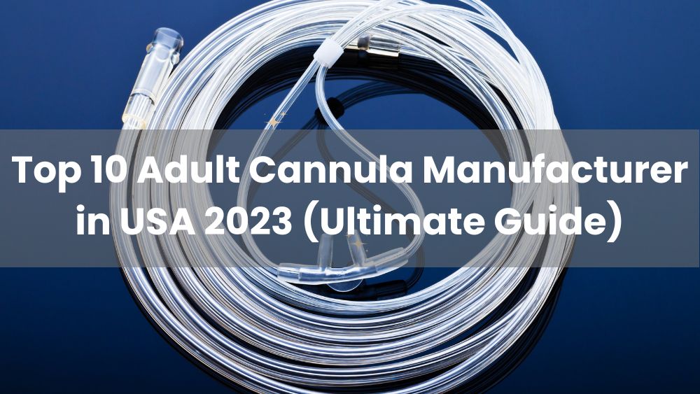 Nasal cannula manufacturers discount